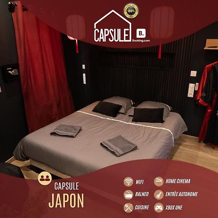 Capsule Japon - Jacuzzi - Netflix & Ecran Cinema - Xbox Apartman Trith-Saint-Leger Kültér fotó