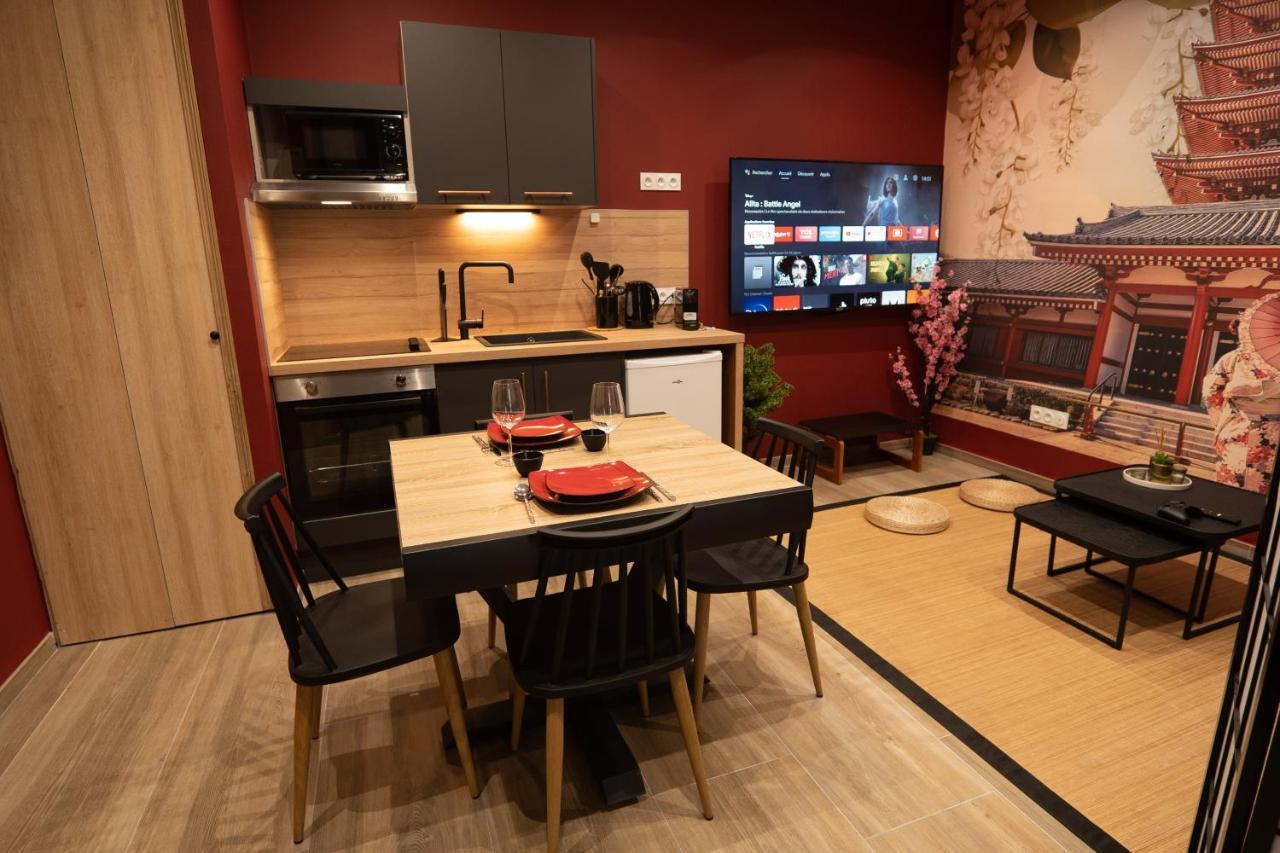 Capsule Japon - Jacuzzi - Netflix & Ecran Cinema - Xbox Apartman Trith-Saint-Leger Kültér fotó