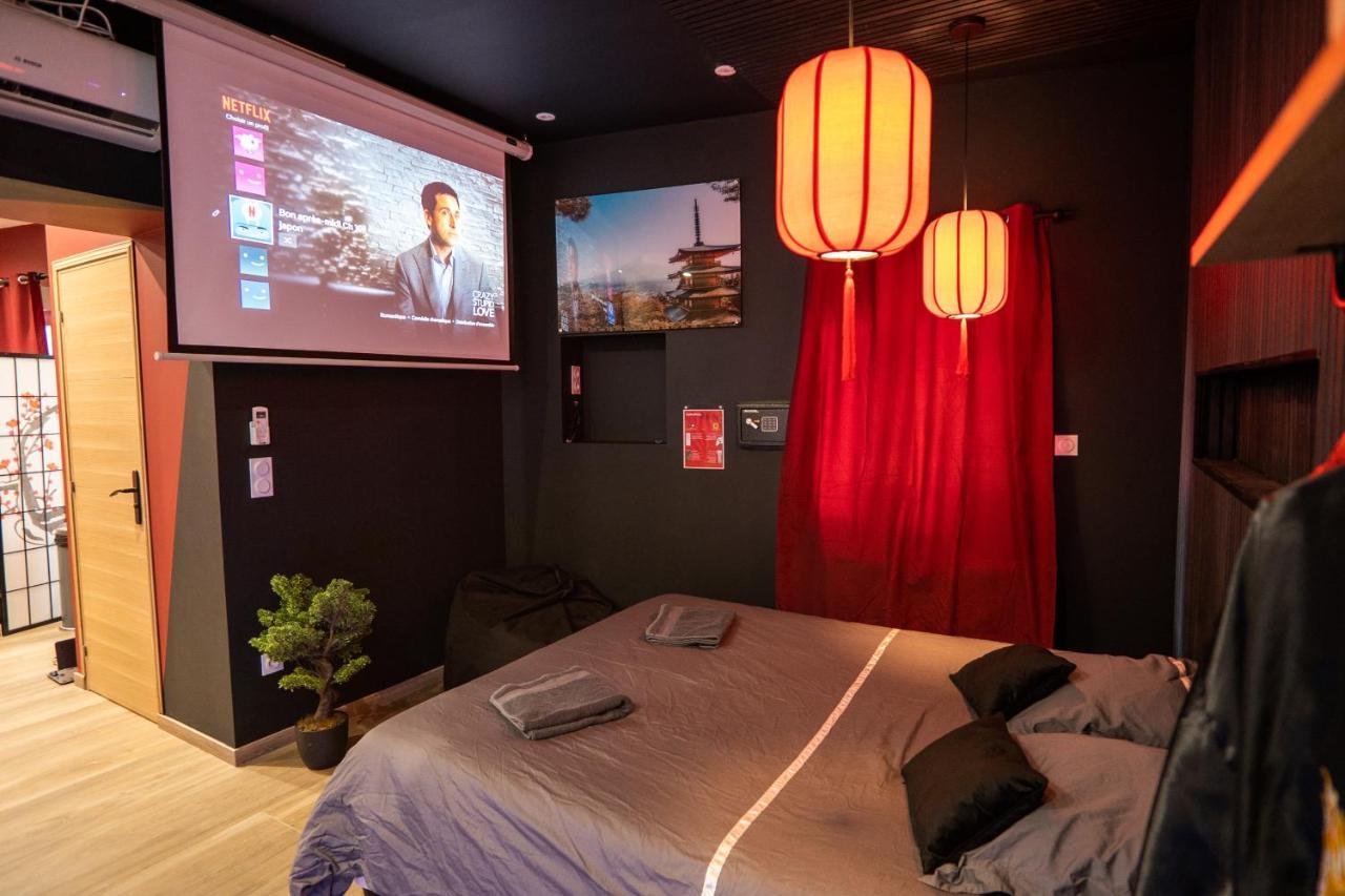 Capsule Japon - Jacuzzi - Netflix & Ecran Cinema - Xbox Apartman Trith-Saint-Leger Kültér fotó