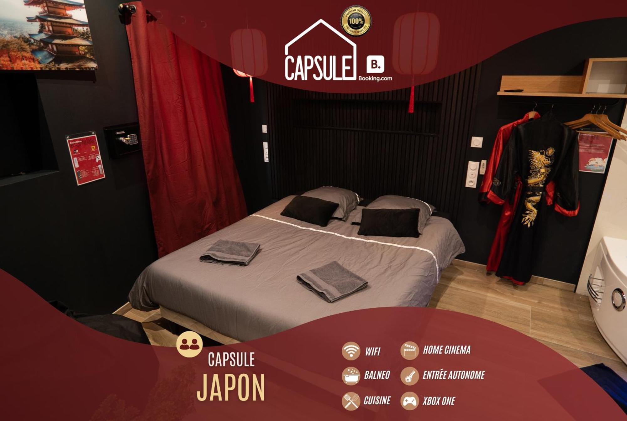 Capsule Japon - Jacuzzi - Netflix & Ecran Cinema - Xbox Apartman Trith-Saint-Leger Kültér fotó